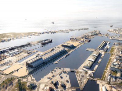 L'usine Siemens Gamesa du Havre devrait produire ses premières éoliennes offshore fin 2021, début 2022. - Siemens Gamesa