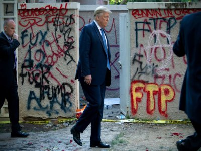 Donald Trump, près de la Maison Blanche le 1er juin 2020 - Brendan Smialowski [AFP]