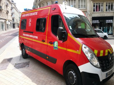 Plusieurs équipes de pompiers et de GrDF sont mobilisées pour une fuite de gaz dans le centre-ville de Rouen ce jeudi 4 juin. - Illustration