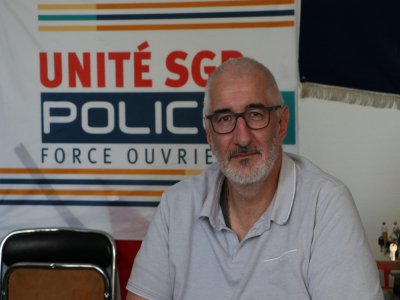 Frédéric Desguerre est secrétaire régional Unité SGP police Force ouvrière pour la Normandie.