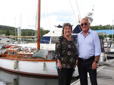 Anne et Bruno Duvinage sont les responsables d'exploitation pour Sodeports du port de plaisance de Rouen. Ils redoutent les conséquences de la crise sur l'activité.