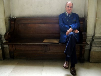 Jean Raspail, le 16 septembre 2005 au tribunal de grande instance à Paris - Damien MEYER [AFP/Archives]