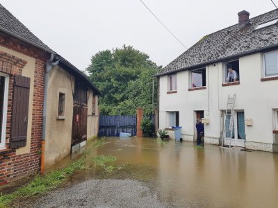 En juin 2018, à Breteuil, de fortes pluies avaient entraîné des inondations