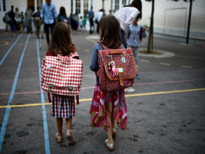 Selon les derniers chiffres du ministère, 1,8 million d'écoliers - sur un total de 6,7 millions - sont pour l'instant retournés à l'école mais rarement à temps complet - Martin BUREAU [AFP/Archives]