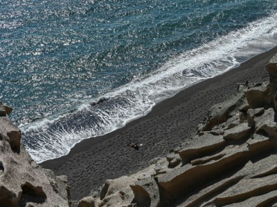 Sur l'île de Santorin, en Grèce, le 14 juin 2020 - ARIS MESSINIS [AFP]