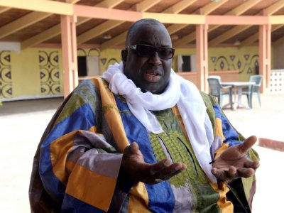 Papa Massata Diack, lors d'une interview à l'AFP, le 6 mars 2017 à Dakar - SEYLLOU [AFP/Archives]