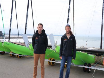 Olivier Robaey, directeur du CRNG, et Alexandre Simon (à droite), responsable nautique, sont prêts à accueillir leurs adhérents.