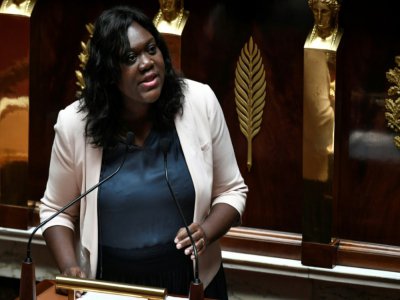 La députée LREM Laetitia Avia à l'Assemblée nationale, le 3 juillet 2019 à Paris - STEPHANE DE SAKUTIN [AFP/Archives]