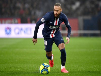 L'attaquant brésilien du Paris-SG, Neymar, lors du match de Ligue 1 contre Bordeaux, au Parc des Princes, le 23 février 2020 - FRANCK FIFE [AFP/Archives]