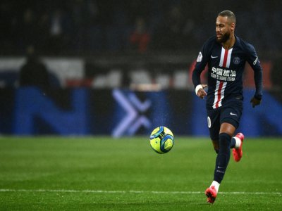 L'attaquant brésilien du Paris-SG, Neymar, lors du match de Ligue 1 contre Bordeaux, au Parc des Princes, le 23 février 2020 - Martin BUREAU [AFP/Archives]