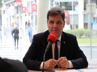 Sébastien Leclerc, député Les Républicains, conduit la liste Lisieux Ensemble. - Célia Caradec