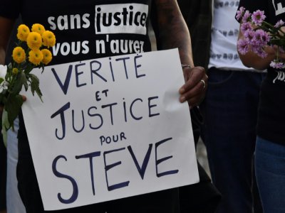 Hommage à Steve Maia Caniço le 30 juillet 2019 à Bordeaux en France - MEHDI FEDOUACH [AFP/Archives]