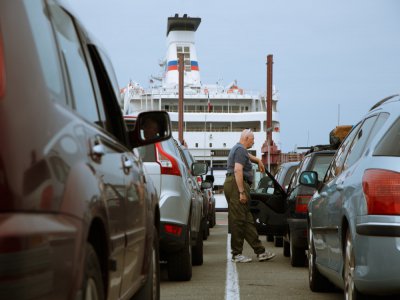 La compagnie Britanny Ferries a annoncé la reprise progressive des traversées de passagers. - Agence Réa