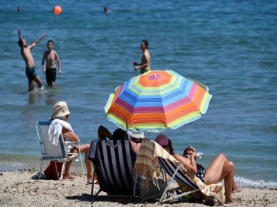 La plage de Palavas-les-Flots, le 23 juin 2020 dans l'Hérault - Pascal GUYOT [AFP/Archives]