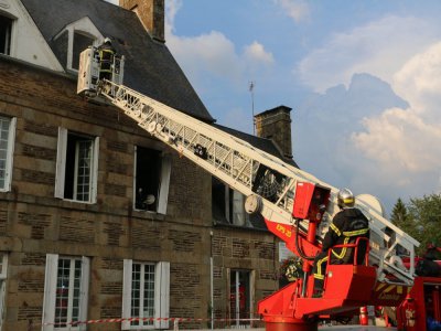 Un quinquagénaire a été grièvement brûlé dans l'incendie d'un immeuble à Saint-Hilaire-du-Harcouët le jeudi 25 juin.