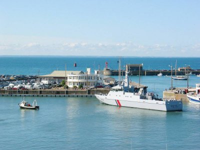 Le Flamant - Ce navire est chargé, dans la mer du Nord et la Manche, de surveiller le trafic maritime et de contrôler les pêches.