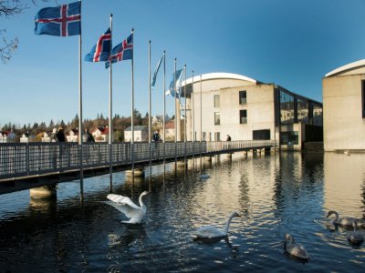 La mairie de Reikjavik, en Islande, en octobre 2017 - Halldor KOLBEINS [AFP]