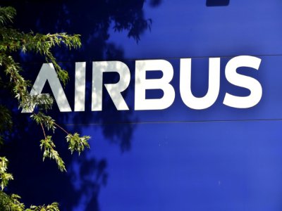Logo d'Airbus au siège de Blagnac, le 30 juin 2020 - REMY GABALDA [AFP/Archives]