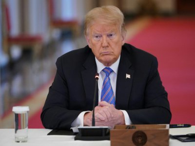 Le président Trump lors d'une réunion à la Maison Blanche, le 26 juin 2020 - MANDEL NGAN [AFP/Archives]