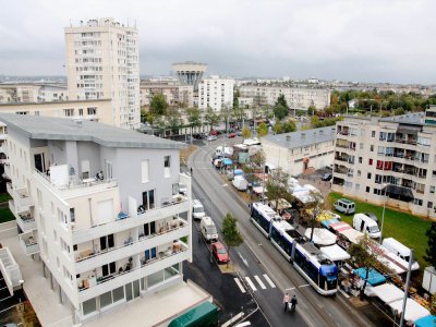 Des tirs de fusées d'artifice ont conduit la police à intervenir en début de semaine dans le quartier de la Guérinière, à Caen.