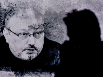 Un portrait du journaliste saoudien Jamal Khashoggi, le 11 novembre 2018 à Istanbul - OZAN KOSE [AFP/Archives]