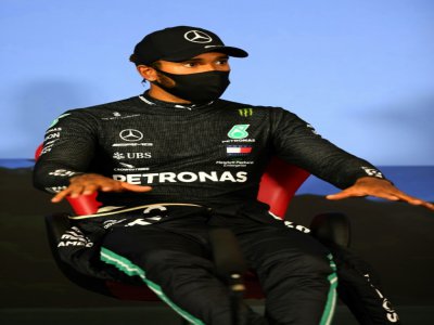 Le champion du monde britannique Lewis Hamilton après les qualifications du GP d'Autriche, le 4 juillet 2020 à Spielberg - Mario RENZI [POOL/AFP]