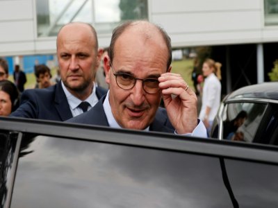Le Premier ministre Jean Castex dans l'Essonne, le 4 juillet 2020 - Thomas COEX [AFP]