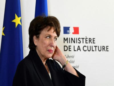 Roselyne Bachelot au ministère de la Culture à Paris le 6 juillet 2020 - Alain JOCARD [AFP]
