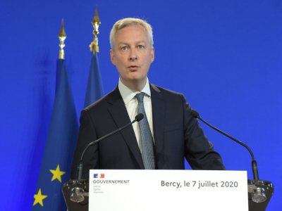 Bruno Le Maire le 7 juillet 2020 à Paris - Eric PIERMONT [AFP]