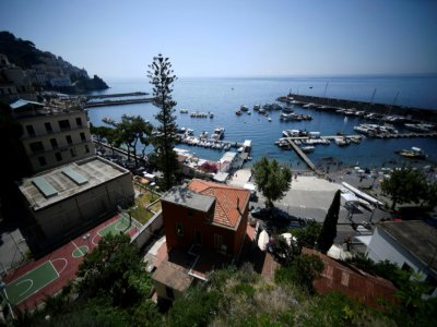 Le port d'Amalfi, le 2 juillet 2020 - Filippo MONTEFORTE [AFP]