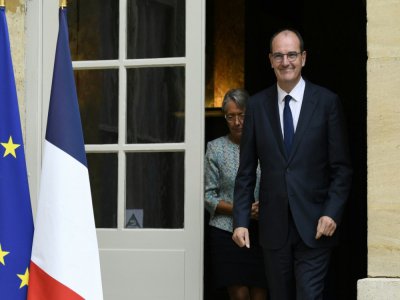 Le Premier ministre Jean Castex à l'Hotel Matignon à Paris, le 17 juillet 2020 - Bertrand GUAY [AFP]