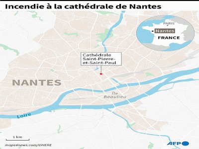 Incendie à la cathédrale de Nantes - Paz PIZARRO [AFP]