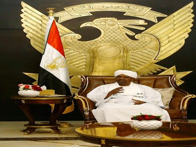 Le président soudanais Omar el-Béchir à Khartoum le 28 février 2019 - ASHRAF SHAZLY [AFP/Archives]