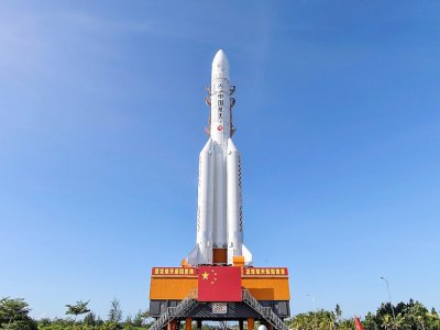 La fusée Long March 5, à Wenchang, le 17 juillet 2020 - STR [AFP/Archives]
