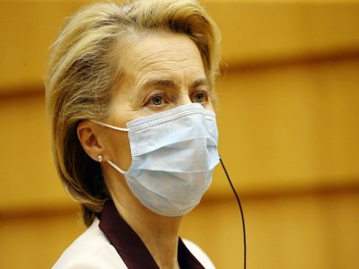 Ursula Von Der Leyen, le 23 juillet 2020 au Parlement européen à Bruxelles - François WALSCHAERTS [POOL/AFP]