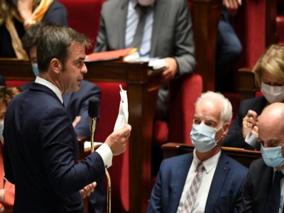 Olivier Véran à l'Assemblée nationale le 21 juillet 2020 - Alain JOCARD [AFP/Archives]