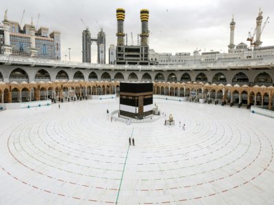 La Kaaba dans la Grande mosquée de La Mecque, le 28 juillet 2020 - - [AFP]
