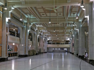 A l'intérieur de la Grande mosquée de La Mecque, le 28 juillet 2020 - - [AFP]