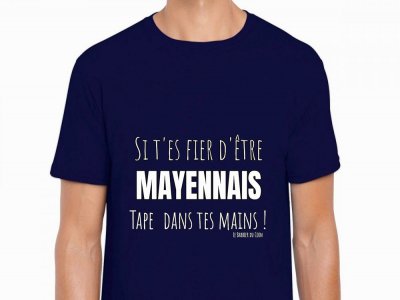 Pour faire face au "Mayenne-bashing" liée à l'épidémie de Covid-19, des T-Shirt sont proposés pour prendre la situation avec humour. Et contribuer à la recherche contre le Covid-19.