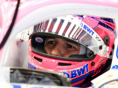Le pilote mexicain Sergio Perez de l'écurie de Formule 1 Racing Point le 20 février 2020 pendant les essais du Grand Prix d'Espagne - LLUIS GENE [AFP/Archives]