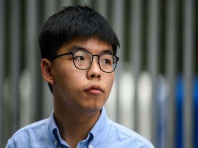 Le militant prodémocratie Joshua Wong en octobre 2019 à Hong Kong - Anthony WALLACE [AFP/Archives]