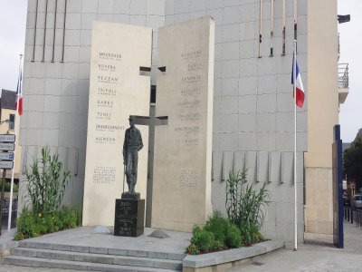 Le monument Leclerc à Alençon. Une balade commentée sur les pas de la deuxième division blindée du Général Leclerc est organisée jeudi 6 août.