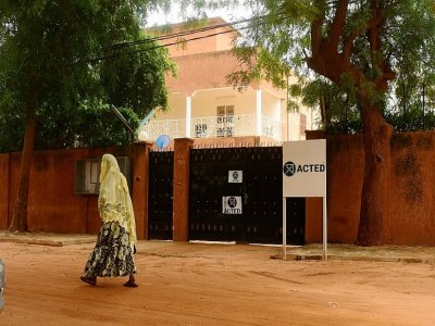 Les bureaux de l'ONG Acted, le 10 août 2020 à Niamey, au Niger - BOUREIMA HAMA [AFP]