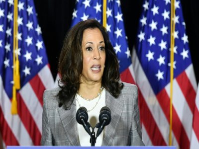 Kamala Harris, colistière du candidat démocrate à la présidentielle américaine Joe Biden, le 13 août 2020 à Wilmington, dans le Delaware - MANDEL NGAN [AFP]