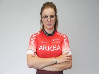 La Normande Gladys Verhulst est devenue vice-championne de France de cyclisme sur route. - Team Arkéa