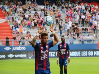 Anthony Gonçalves et les Malherbistes ont ramené un premier point cette saison de leur déplacement à Clermont. - Sylvain Letouzé