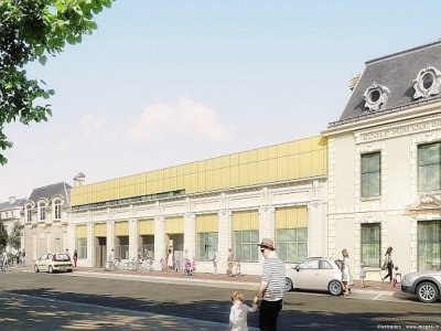 La rentrée dans la future école Lemière, à Caen, est repoussée au début de l'année 2021. - Mairie de Caen / Image in situ