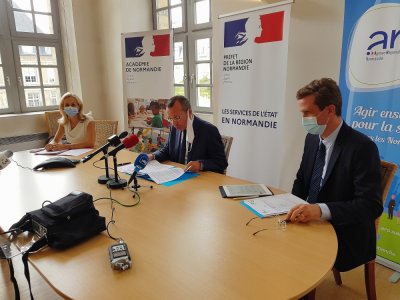 La rectrice de l'académie de Normandie, le préfet de la région Normandie et le directeur général de l'Agence régionale de santé ont tenu un point sur la situation ce jeudi 27 août.