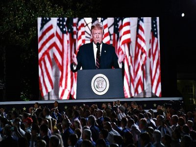 Discours de Donald Trump à la Maison Blanche, le 27 août 2020 - Brendan Smialowski [AFP]