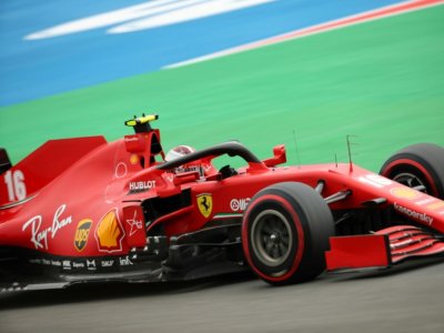 Le Monégasque Charles Leclerc (Ferrari) lors des qualifications du GP de Belgique, le 29 août 2020 à Spa-Francorchamps - Francisco Seco [POOL/AFP]